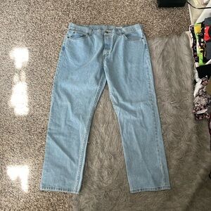 George Men's Light Blue Straight Jeans